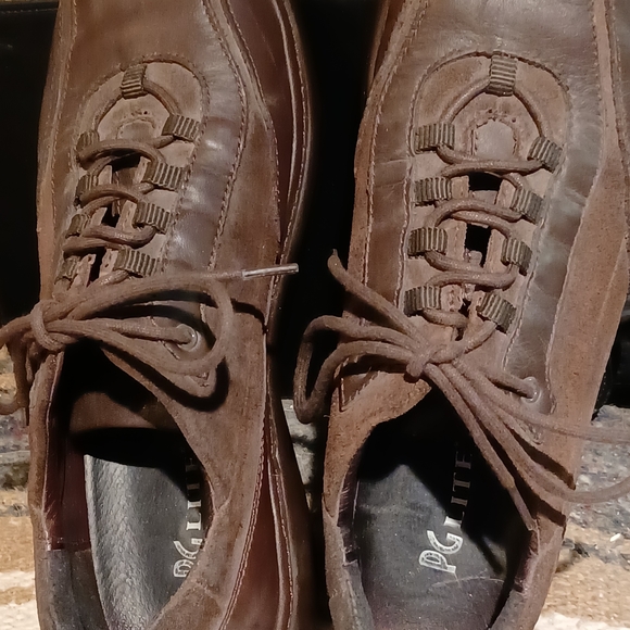 PG LITE brown leather shoes - Picture 3 of 4